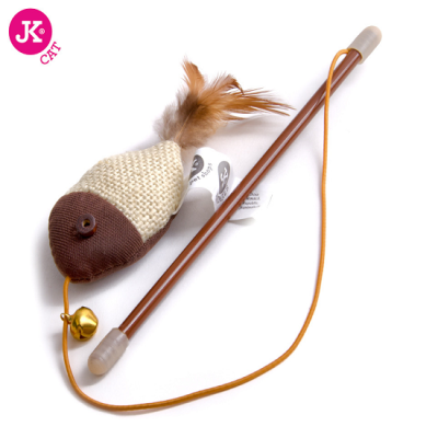 Brinquedo com cana para gatos