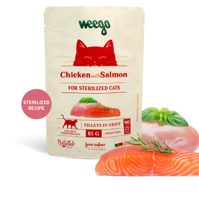 Weego Wet Cat Food for Sterilized Cats 85g