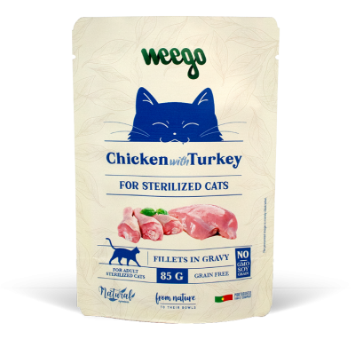 Weego Wet Cat Food for Sterilized Cats 85g