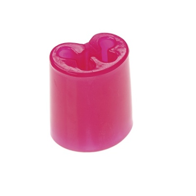 Osso de plástico com orifícios para recompensa - Pequeno