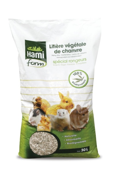 Hamiform cama cânhamo roedores 30Lts