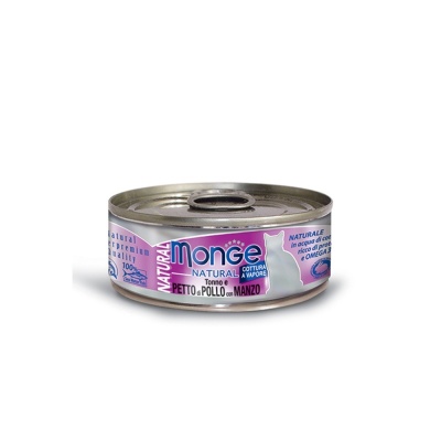 Monge Natural Atum e Frango c/ Vaca