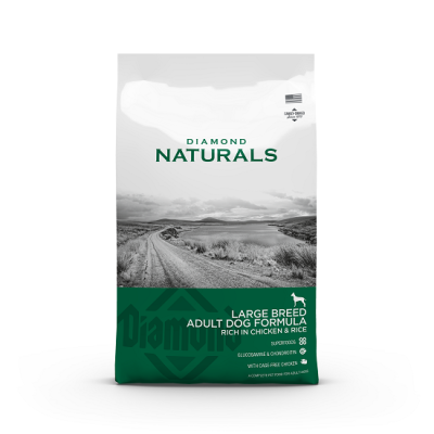 Diamond Naturals raça grande adulto - Frango e Arroz