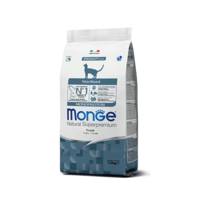 Monge Gato Monoprotein Line Sterlised Truta