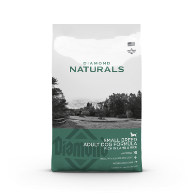 Diamond Naturals cão adulto de raça pequena cordeiro e arroz