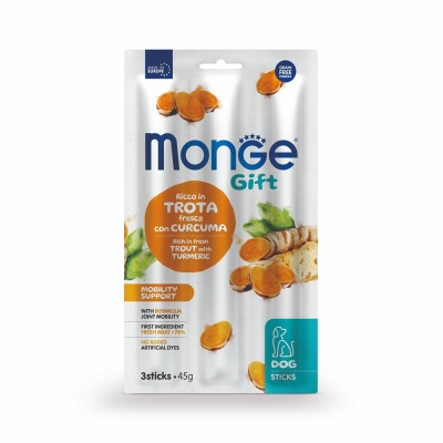 Monge Gift Cão Sticks - Mobility Support Truta & Curcuma
