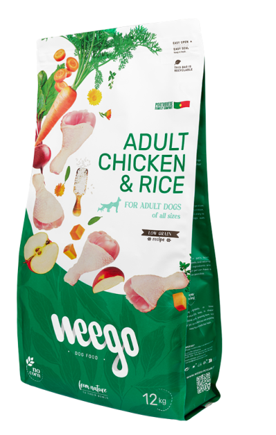 Weego Dog Food Adult Chicken & Rice Low Grain