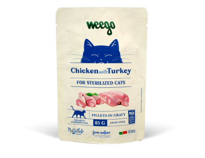 Weego Wet Cat Food for Sterilized Cats 85g