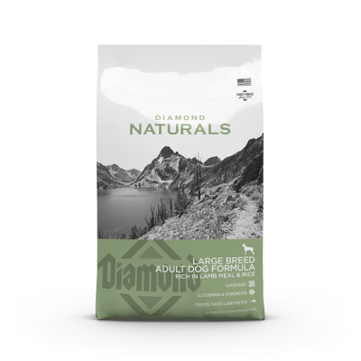 Diamond Naturals raça grande adulto - Cordeiro e fórmula de arroz