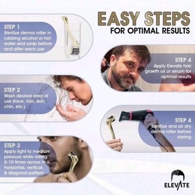 Derma Roller DRS - 540 / 1200 agulhas |  0.25 mm - 0.3 mm (for skin / beard) Derma Roller DRS - 540 / 1200 agulhas |  0.25 mm - 0.3 mm (for skin / beard)