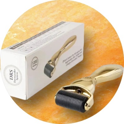 Derma Roller DRS - 540 / 1200 agulhas  |   0.5 - 1.0 mm (for hair regrowth / skin) Derma Roller DRS - 540 / 1200 agulhas  |   0.5 - 1.0 mm (for hair regrowth / skin)