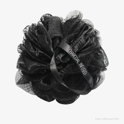 Puff de Duche com Carvão Aditivado Puff de Duche com Carvão Aditivado