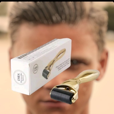 Derma Roller DRS - 540 / 1200 agulhas  |   0.5 - 1.0 mm (for hair regrowth / skin) Derma Roller DRS - 540 / 1200 agulhas  |   0.5 - 1.0 mm (for hair regrowth / skin)