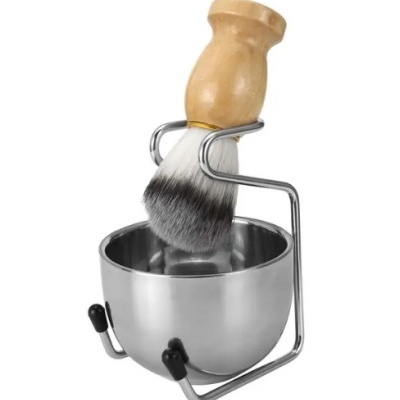 Kit de Barbear (tigela + pincel + suporte) Kit de Barbear (tigela + pincel + suporte)