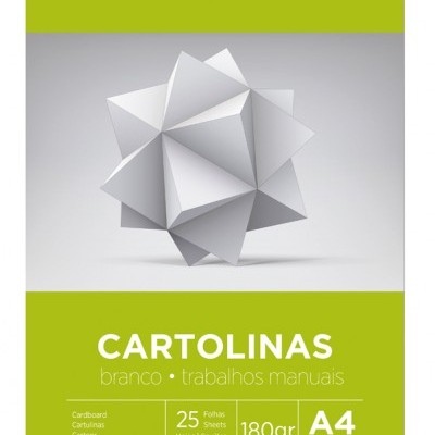 Bloco A4 cartolina branca Firmo