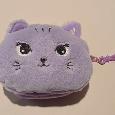 Porta Moedas c/ Porta Chaves Gato