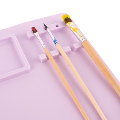 Tapete de pintura de silicone lilás