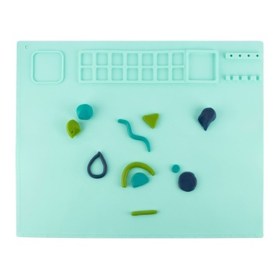 Tapete de pintura de silicone lilás