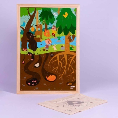 Puzzle + Floresta 28 peças