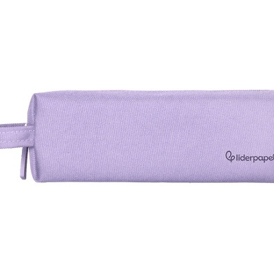 Estojo escolar liderpapel classic retangular com asa 210x70 mm