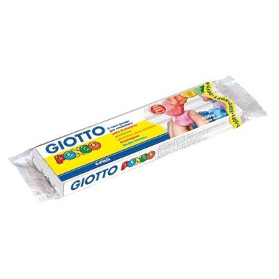 Plasticina Giotto Pongo Soft 450 grs branco