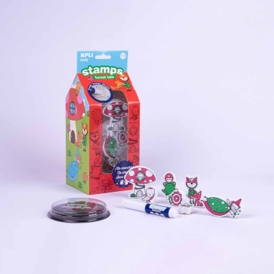 Carimbos apagáveis ​​Magic Forest Kids