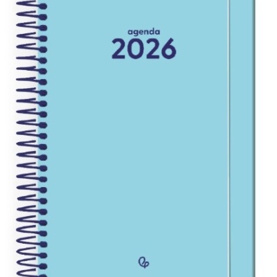 Agenda Espiral A5 Azul 2026