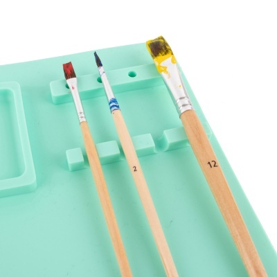 Tapete de pintura de silicone lilás