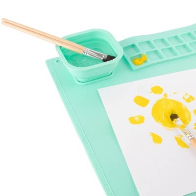 Tapete de pintura de silicone lilás