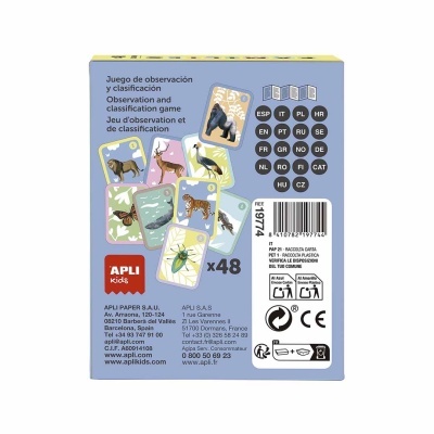 Jogo de cartas Famílias