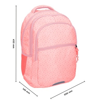 Mochila escolar liderpapel rosa