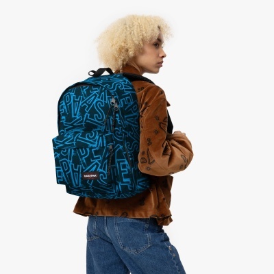 Mochila Eastpak Out of Office EP Letters Blue