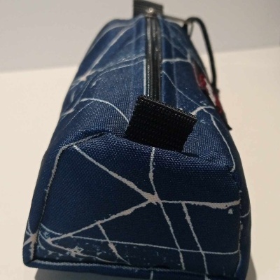 Estojo Eastpak Benchmark Single Cracked Blue