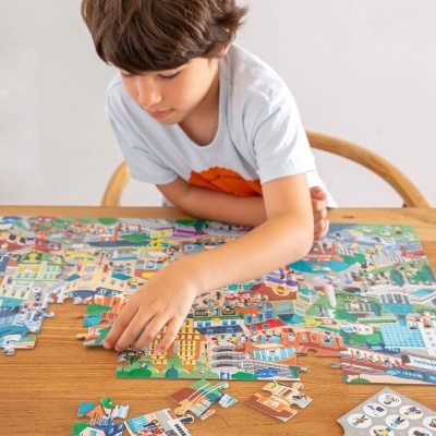 Puzzle + Observação Cidade 104pcs