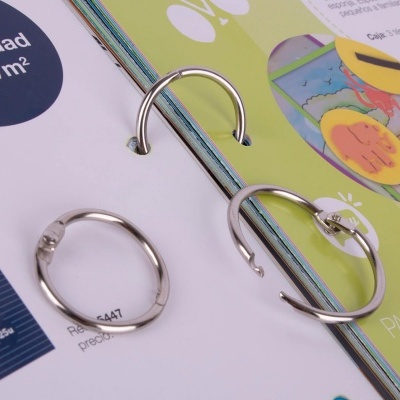 Argolas metálicas a unidade