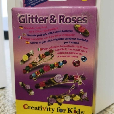 Faber-Castell - Glitter & Roses - Gancho para Cabelo Rosas