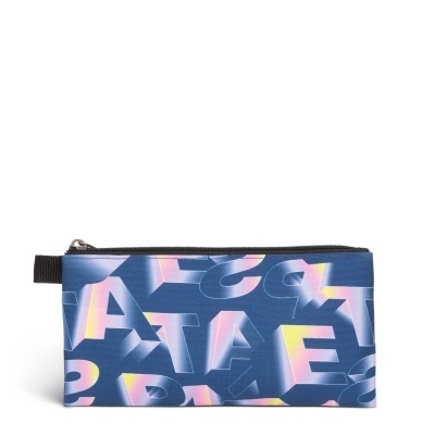 Estojo Eastpak Flatcase Blocktype Navy