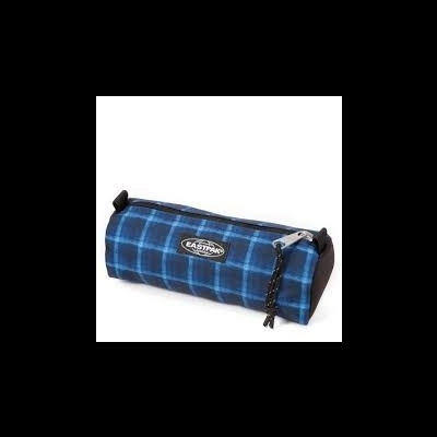 Estojo Eastpak Benchmark Single Charged Check Blue