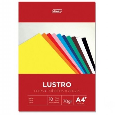 Bloco papel lustro A4 Firmo