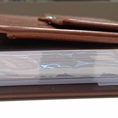 Agenda de Argolas 15 x21 Castanha