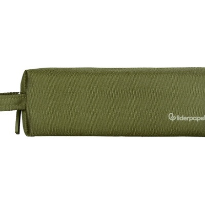 Estojo escolar liderpapel classic retangular com asa 210x70 mm