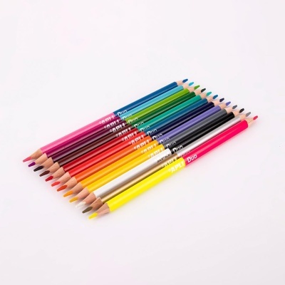 Lápis de cor Apli Duo 12