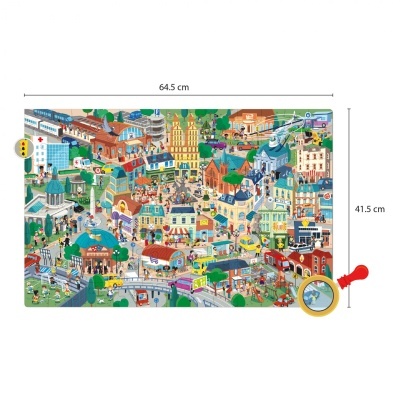 Puzzle + Observação Cidade 104pcs