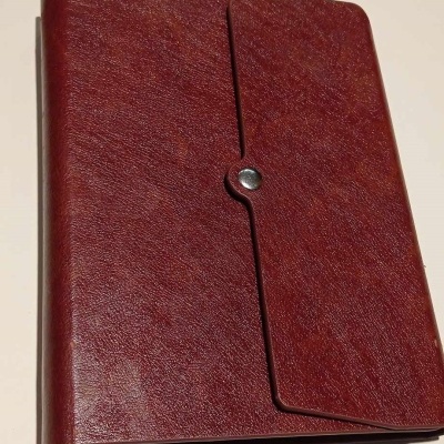 Agenda de Argolas 15 x21 Castanha