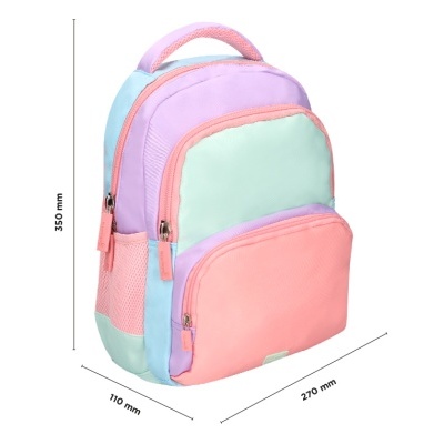 Mochila escolar liderpapel multi cor