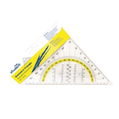 Esquadro Geométrico Time student 45º/22 cm