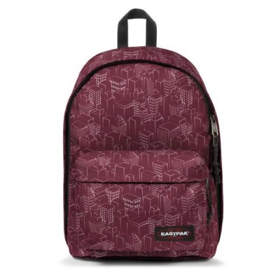 Mochila Eastpak Out of Office Merlot Blocks