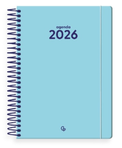 Agenda Espiral A5 Azul 2026