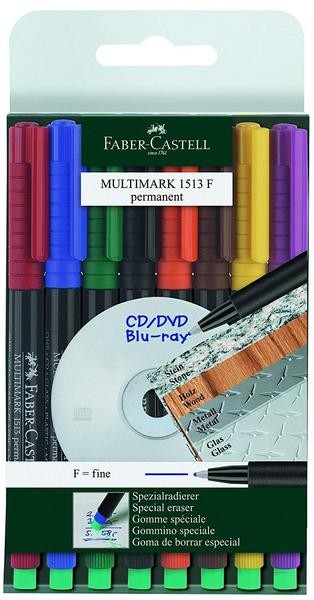 Pack 8 Marcadores Permanentes Faber-Castell