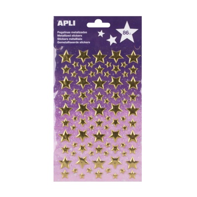 Adesivo Metalizado Estrelas